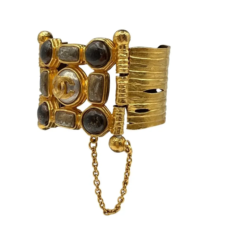 Chanel Fall 1997 CC Gripoix Cuff